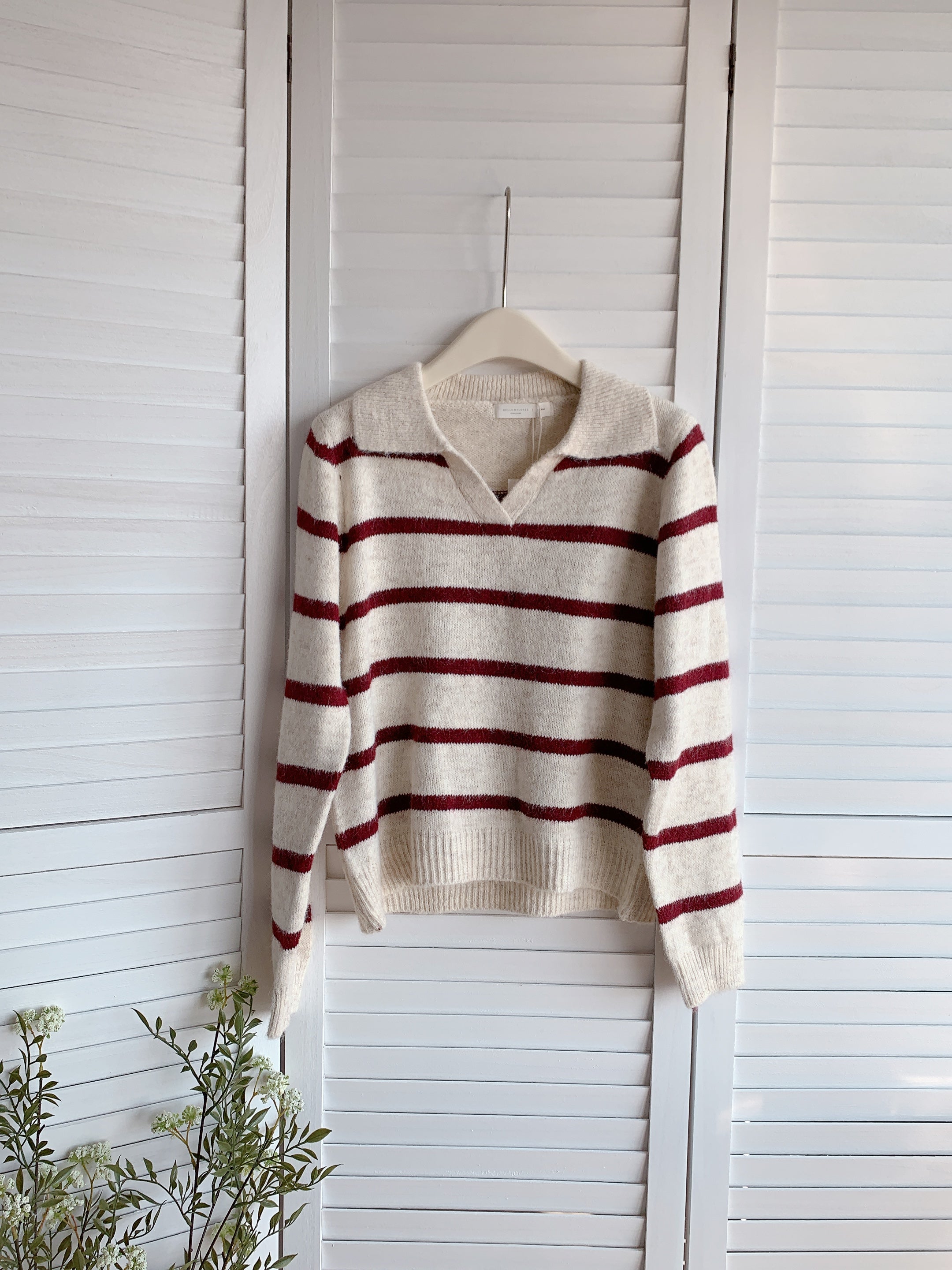 HELLO MILK TEE- 85731 條紋上衣