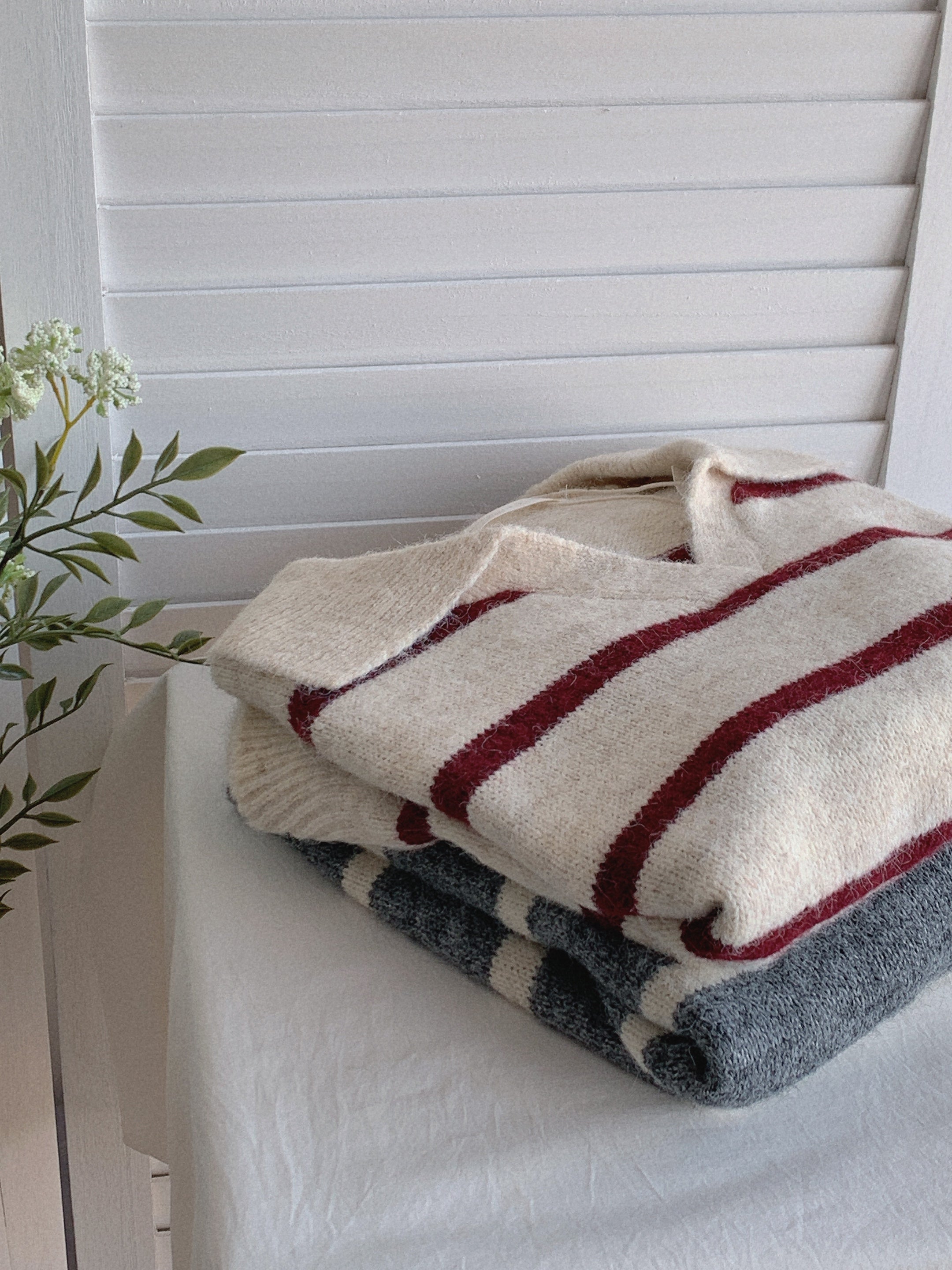 HELLO MILK TEE- 85731 條紋上衣