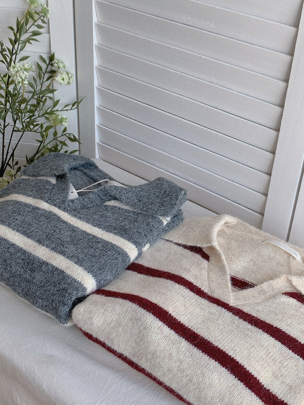 HELLO MILK TEE- 85731 條紋上衣