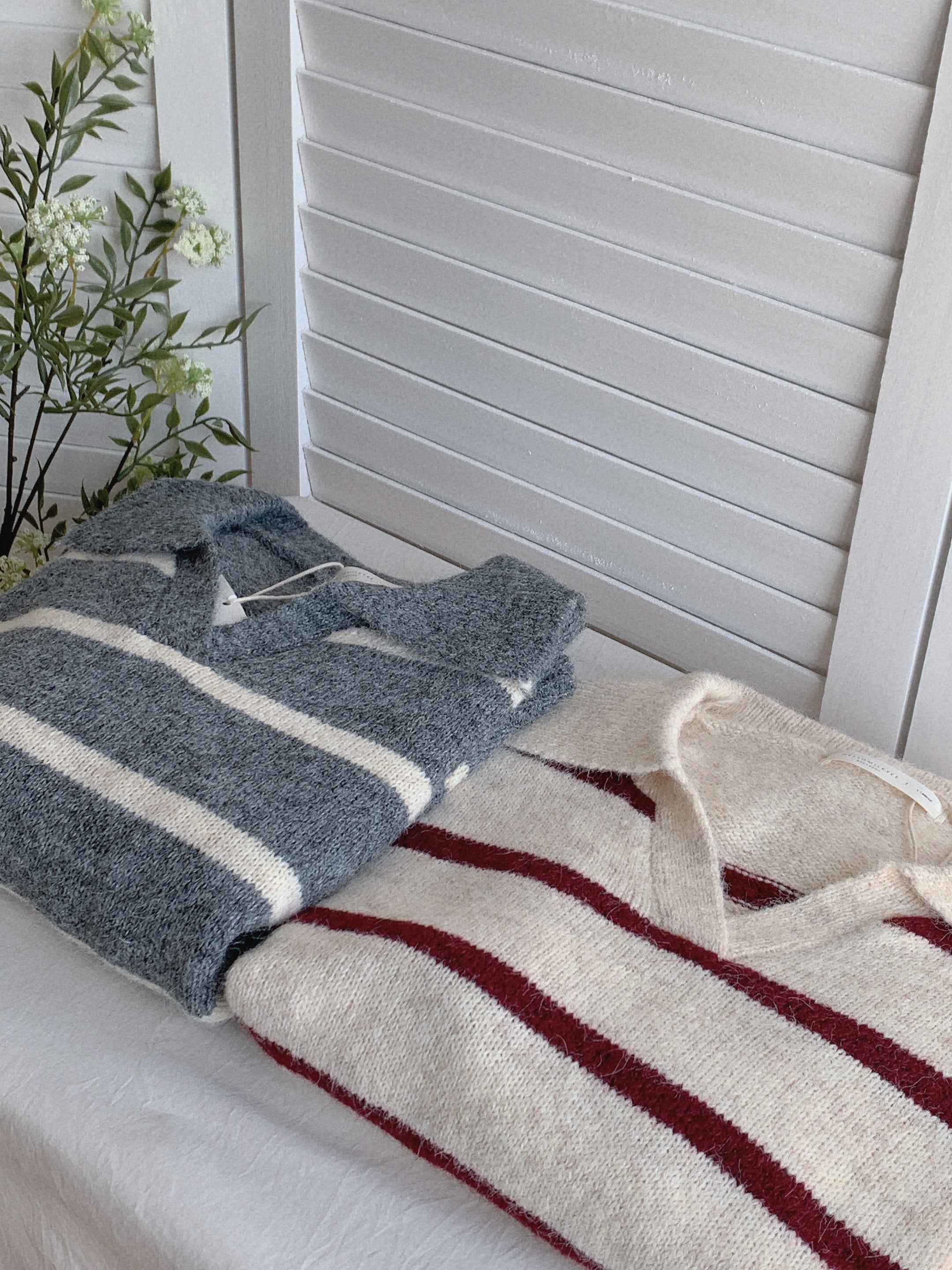 HELLO MILK TEE- 85731 條紋上衣