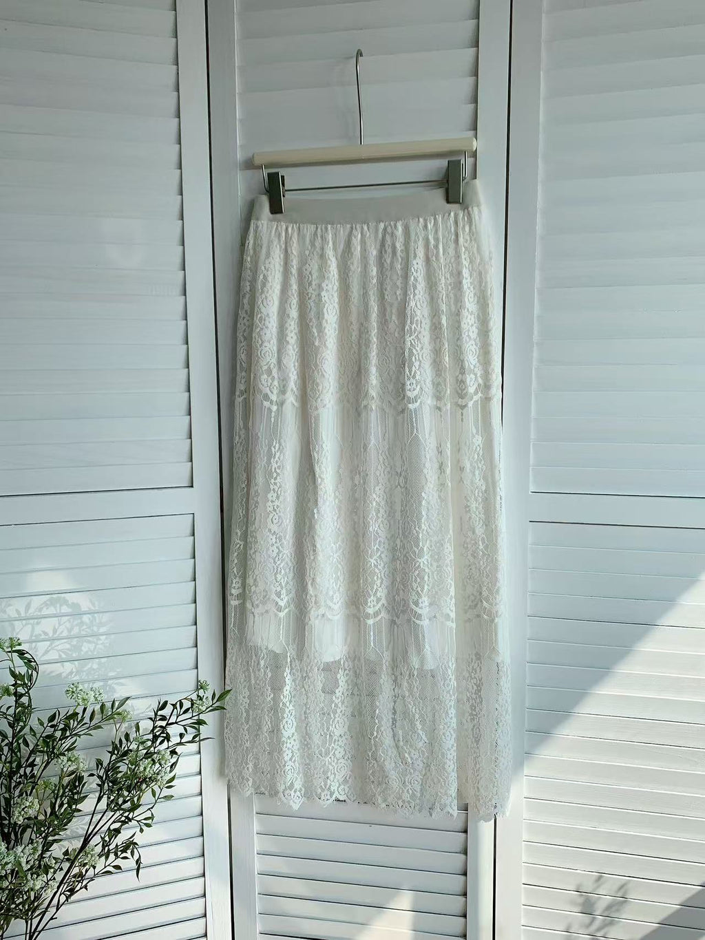 HELLO MILK TEE- 85960 仙氣半裙