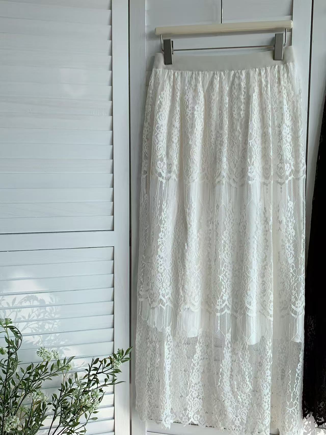 HELLO MILK TEE- 85960 仙氣半裙