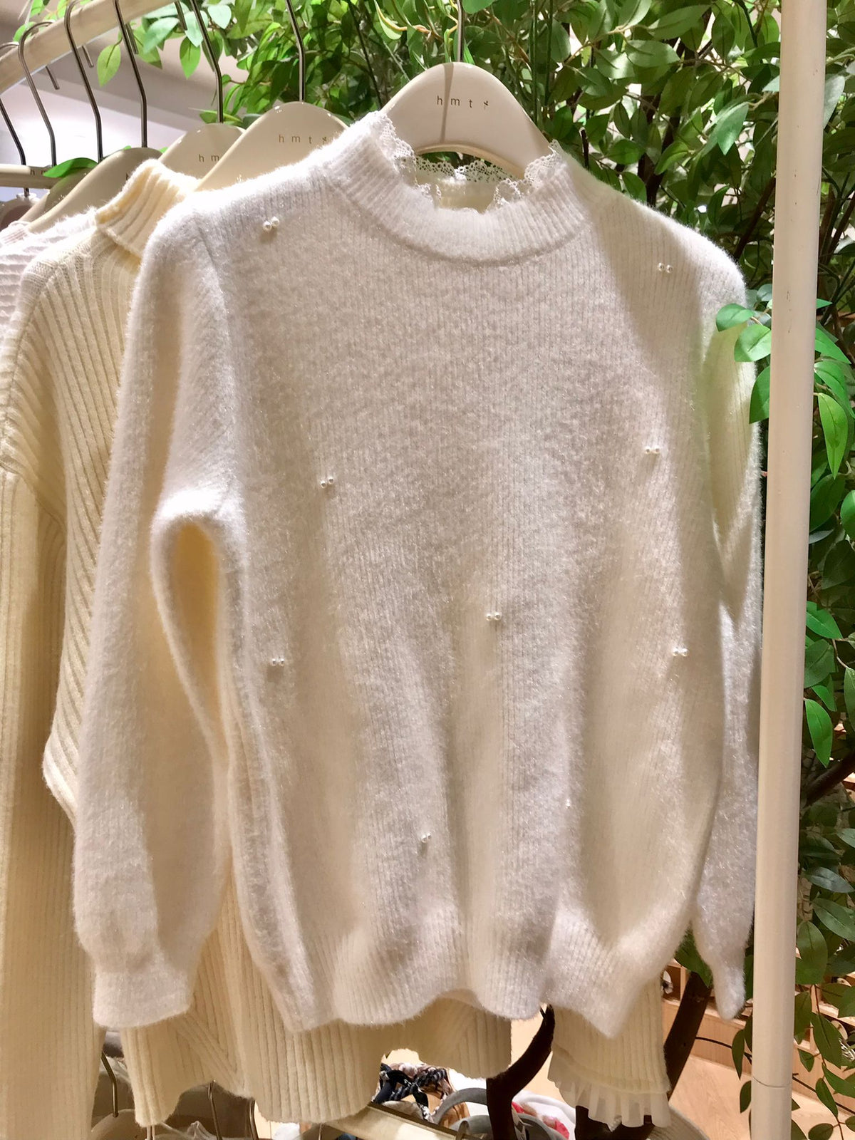 HELLO MILK TEE- 85900 珍珠打底衫