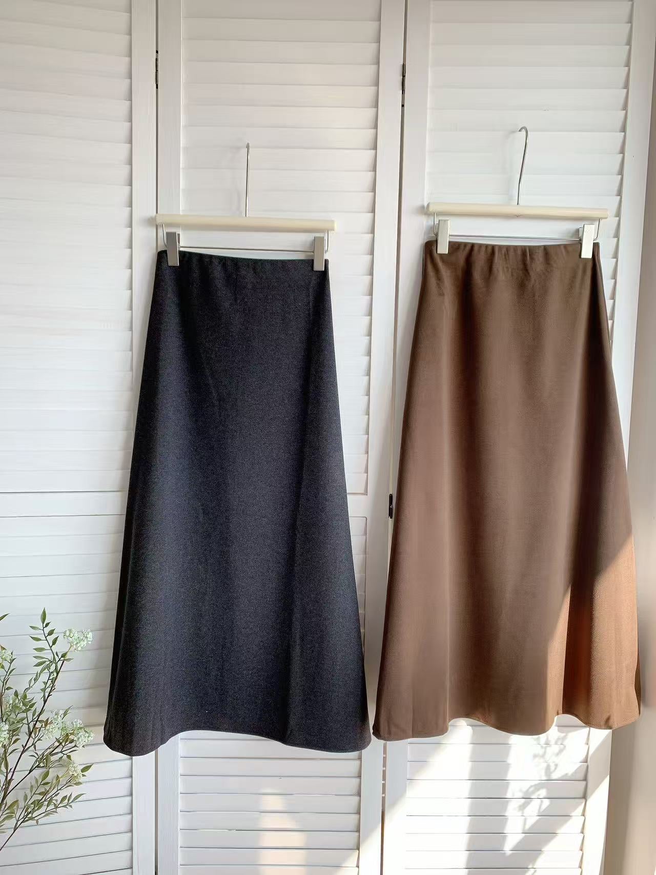 HELLO MILK TEE- 85958 純色半裙