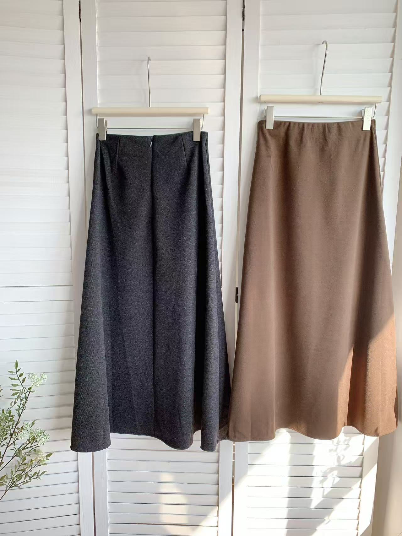 HELLO MILK TEE- 85958 純色半裙