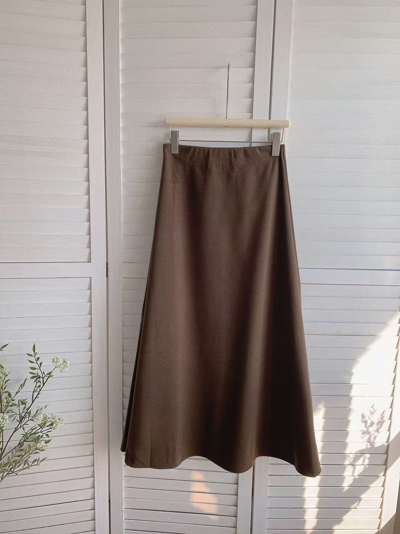 HELLO MILK TEE- 85958 純色半裙