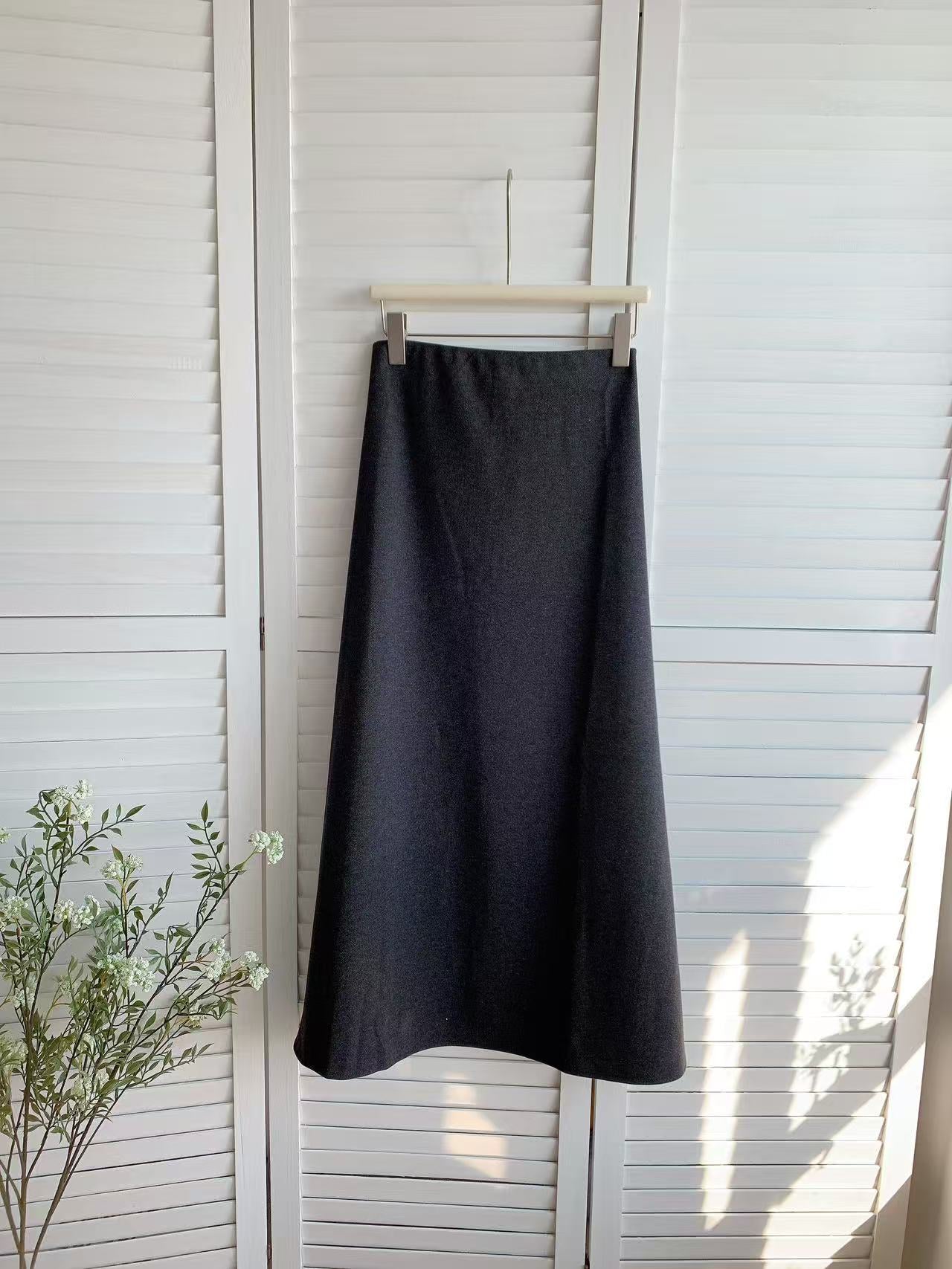 HELLO MILK TEE- 85958 純色半裙