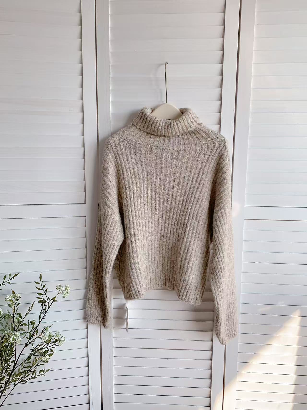 HELLO MILK TEE- 85896 高領打底衫