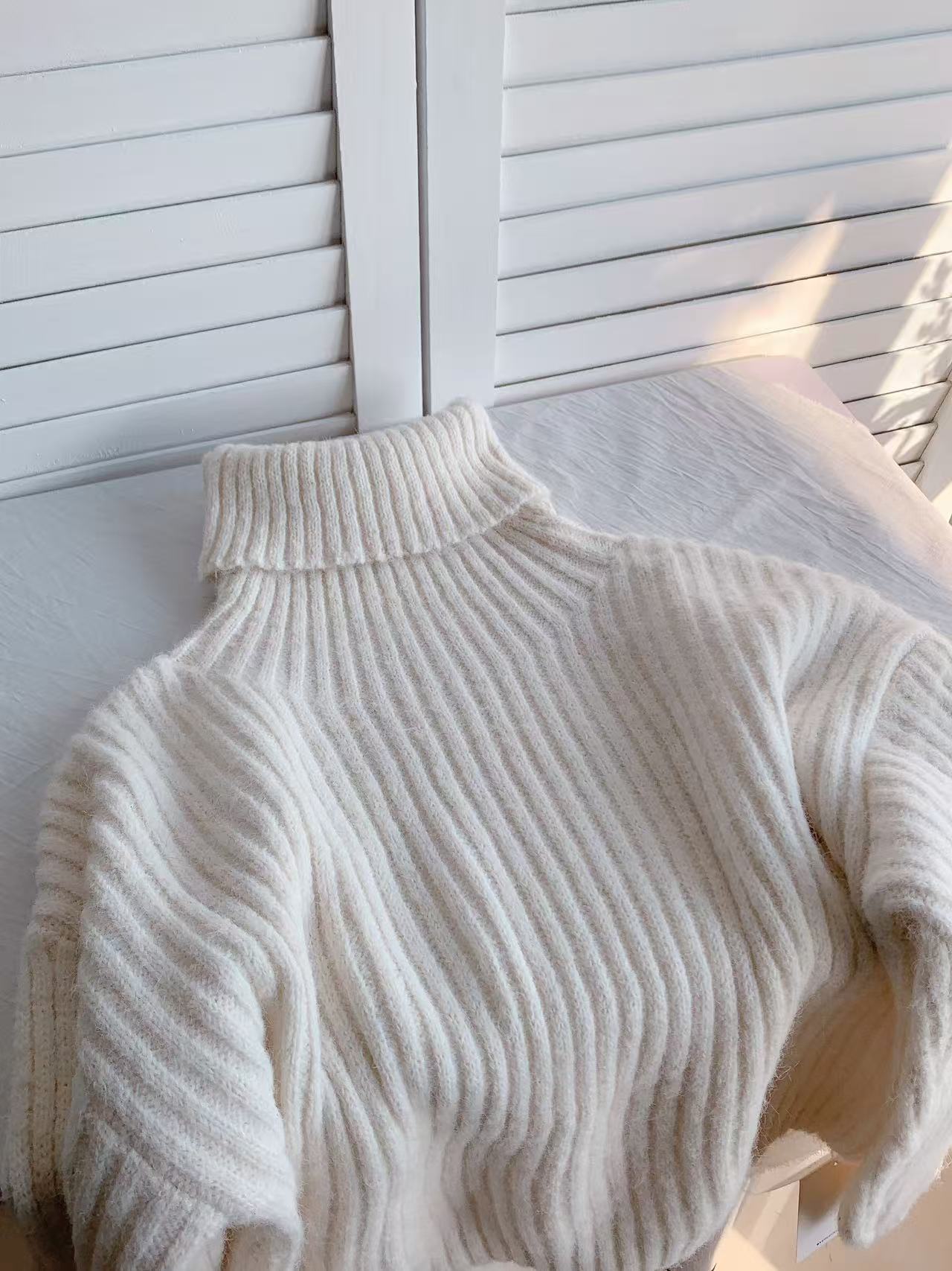 HELLO MILK TEE- 85896 高領打底衫