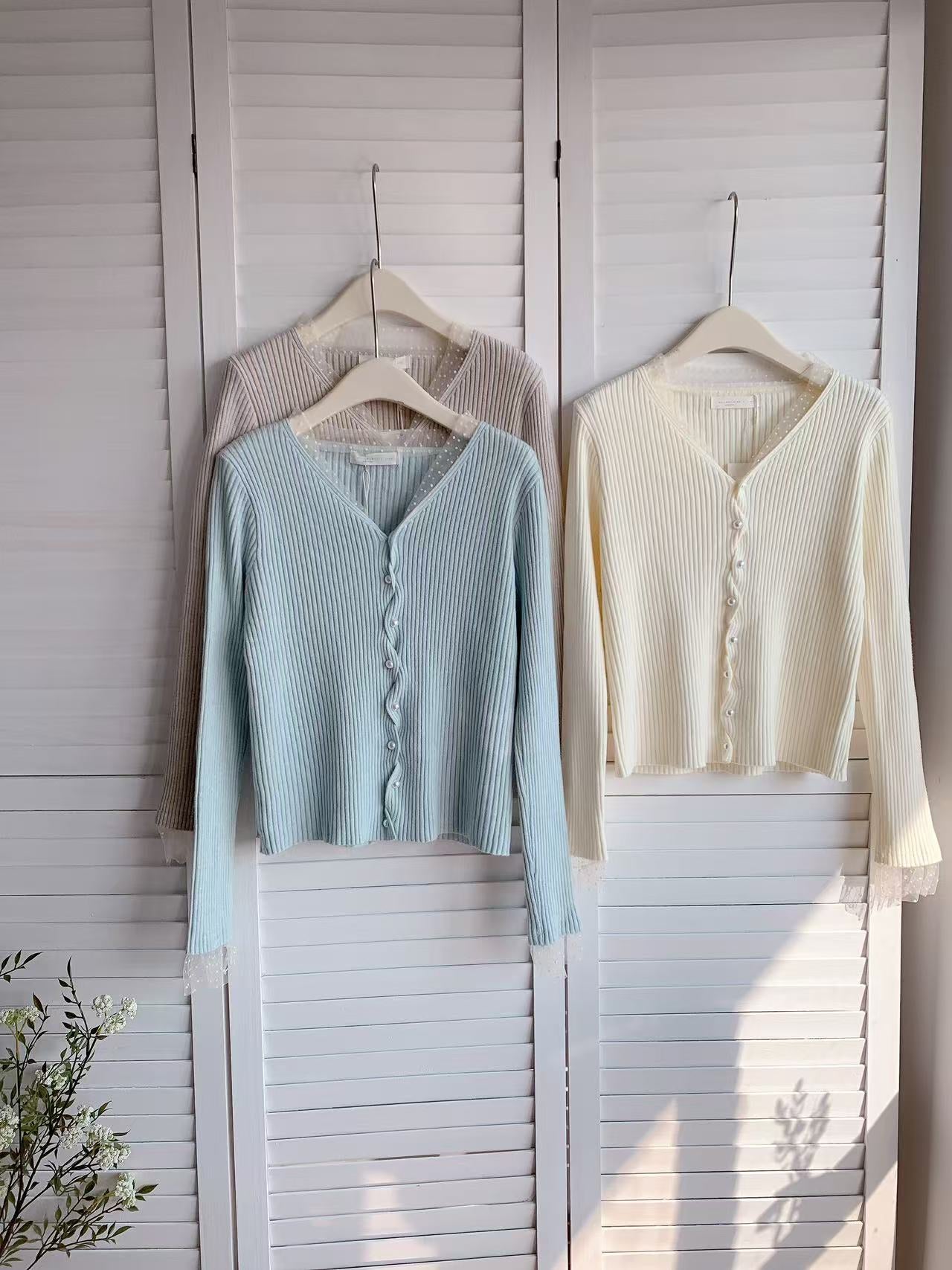 HELLO MILK TEE- 85954 紐扣上衣