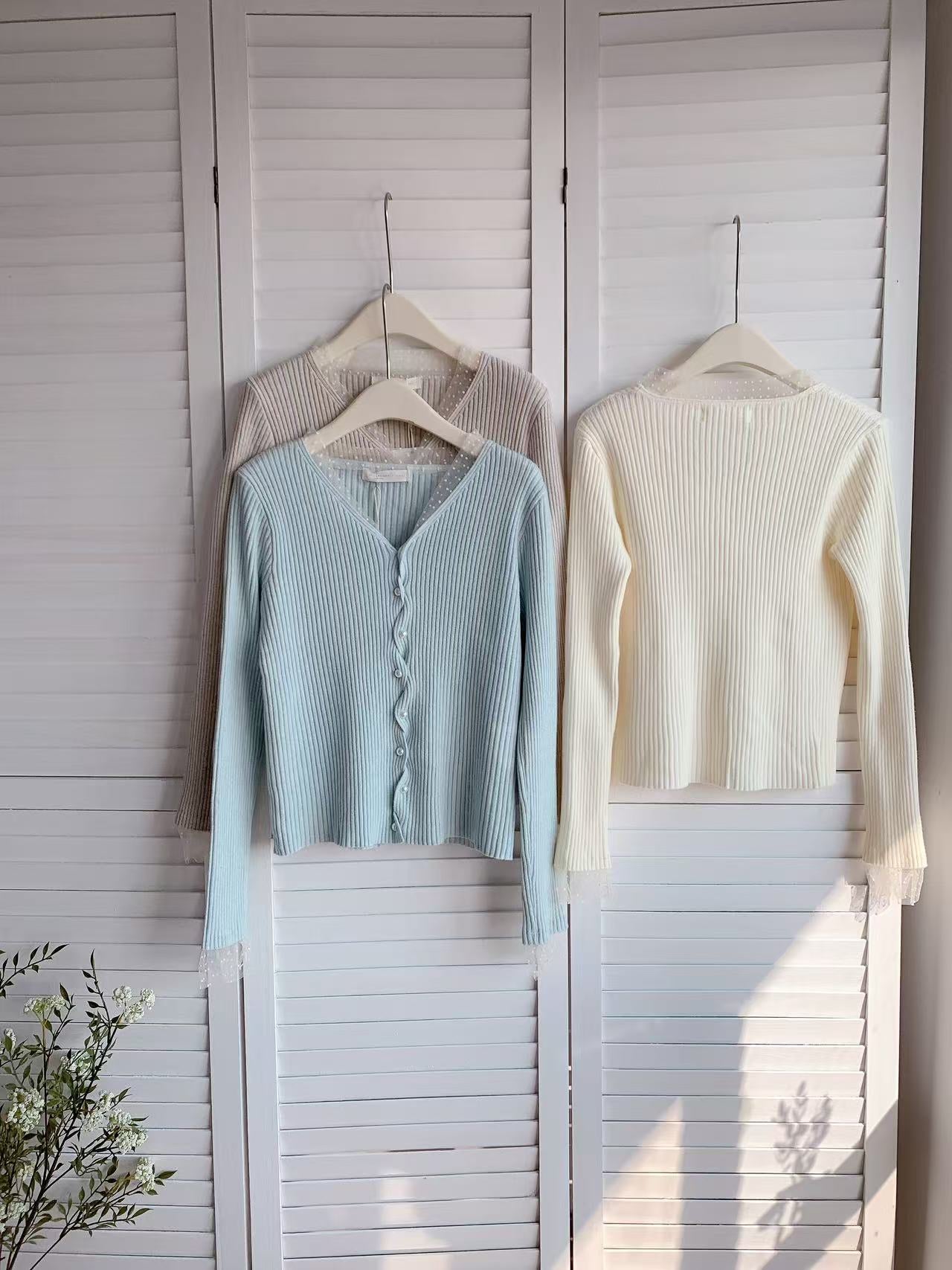 HELLO MILK TEE- 85954 紐扣上衣