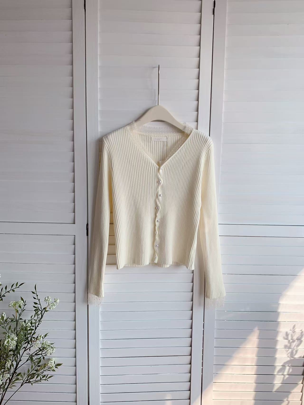 HELLO MILK TEE- 85954 紐扣上衣