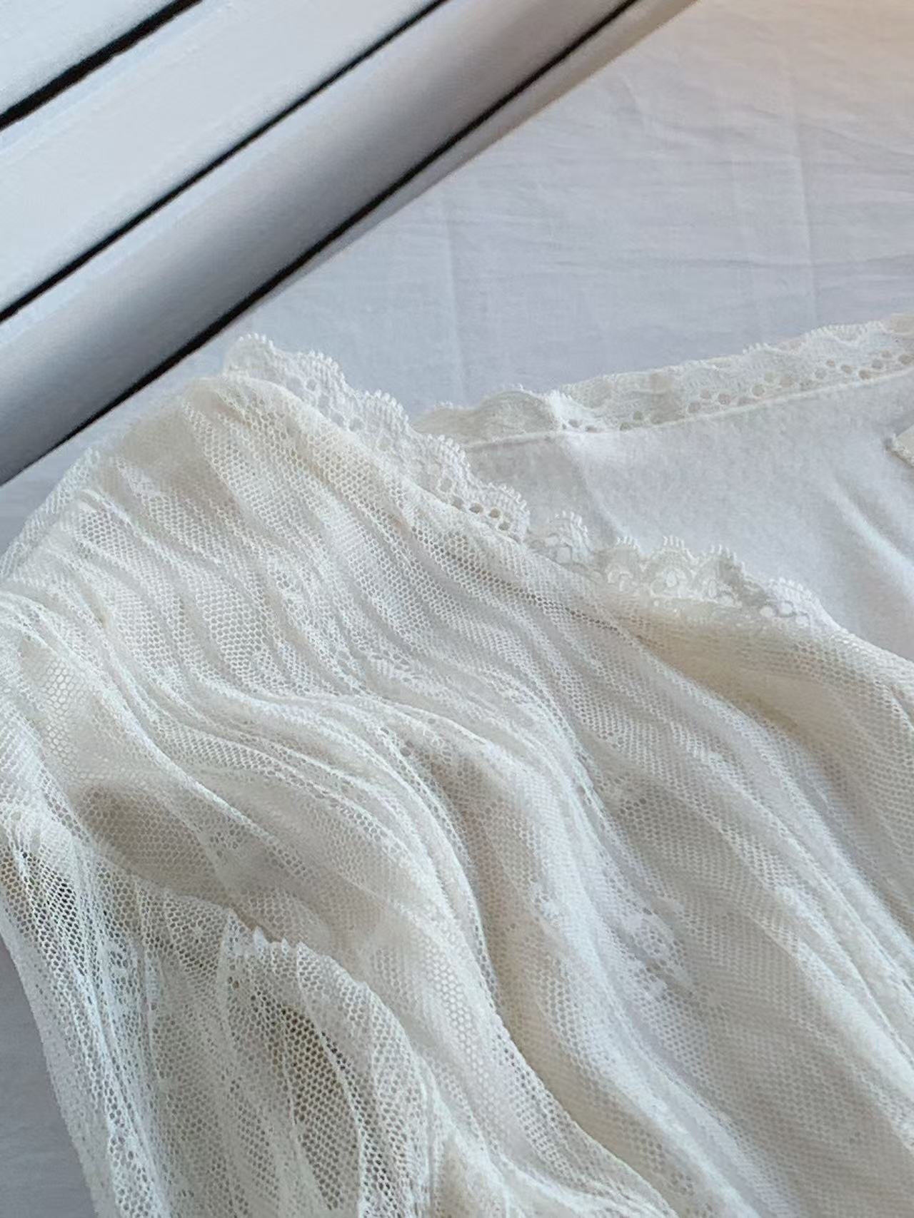 HELLO MILK TEE- 85952 收褶上衣