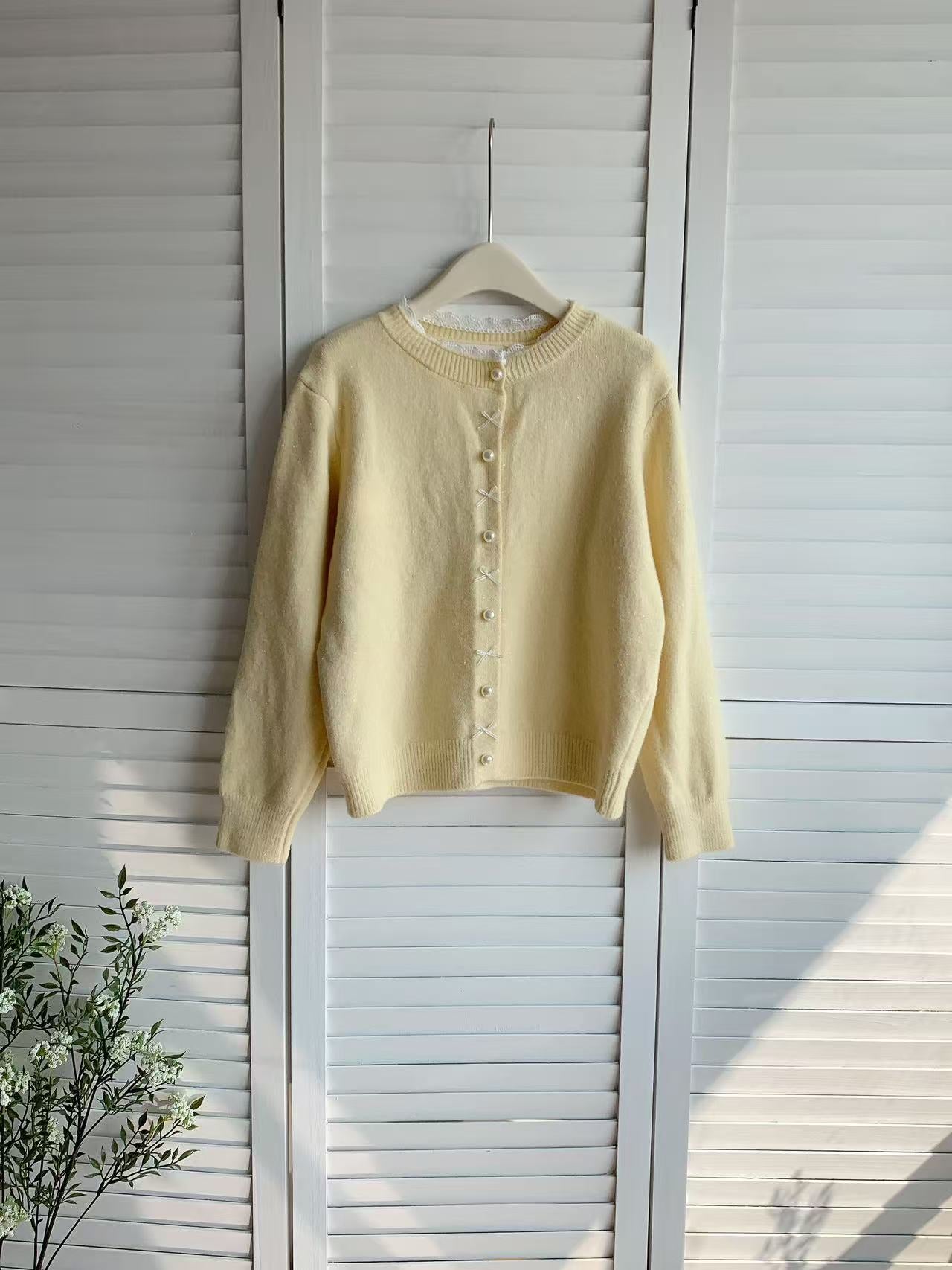 HELLO MILK TEE- 85996 圓領針織衫