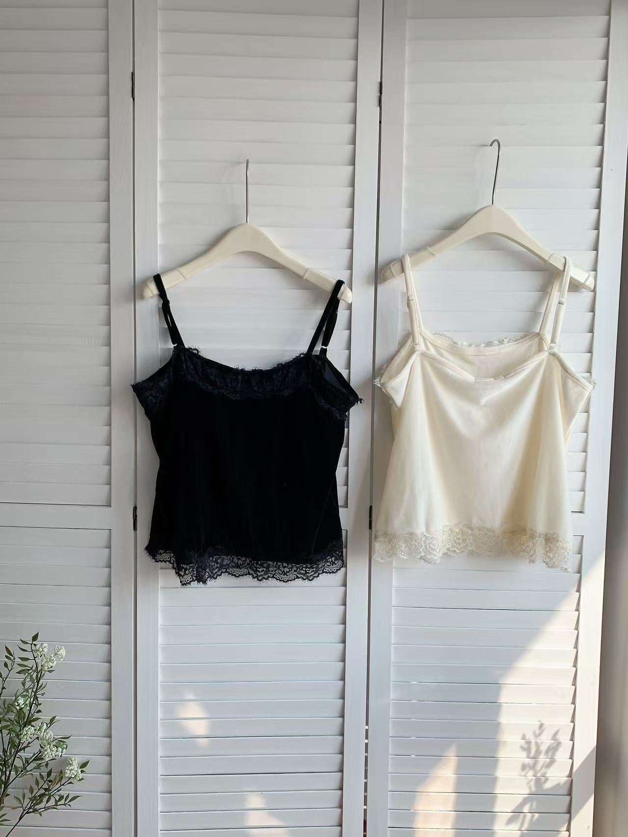 HELLO MILK TEE- 85927 吊帶上衣