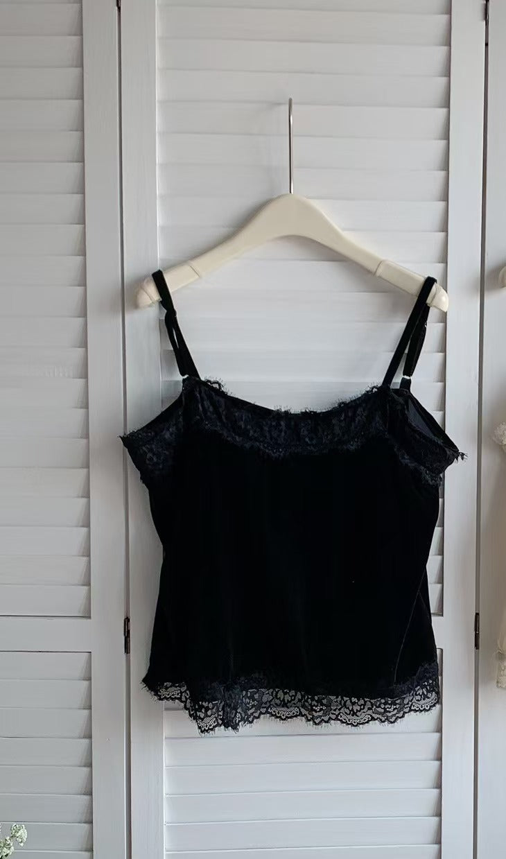 HELLO MILK TEE- 85927 吊帶上衣