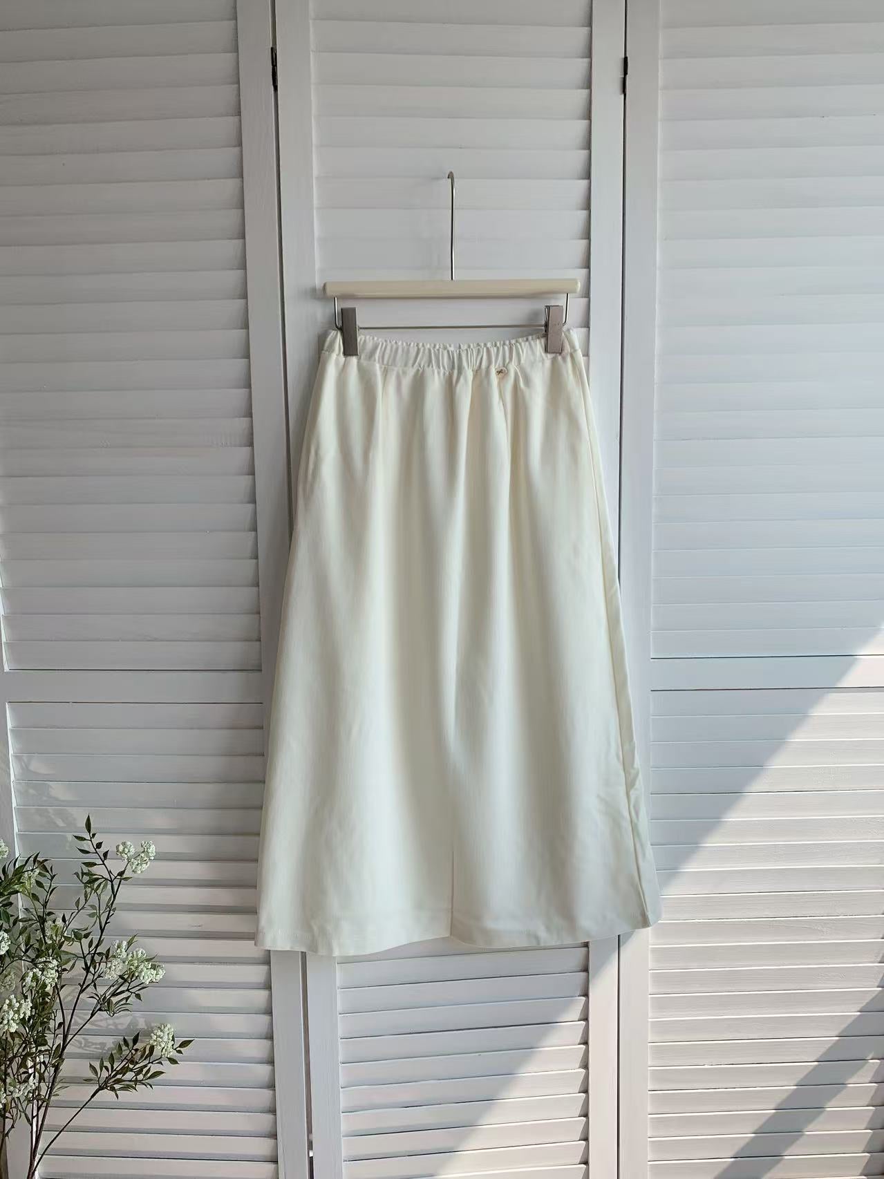 HELLO MILK TEE- 85833  百搭半裙