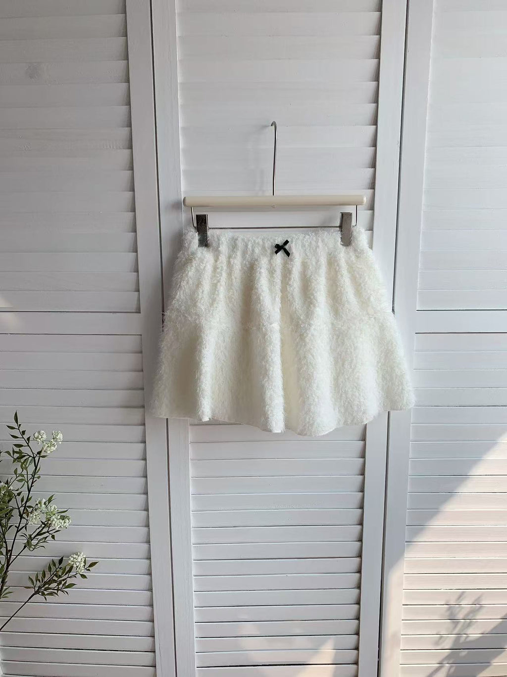 HELLO MILK TEE- 85919 軟糯短裙