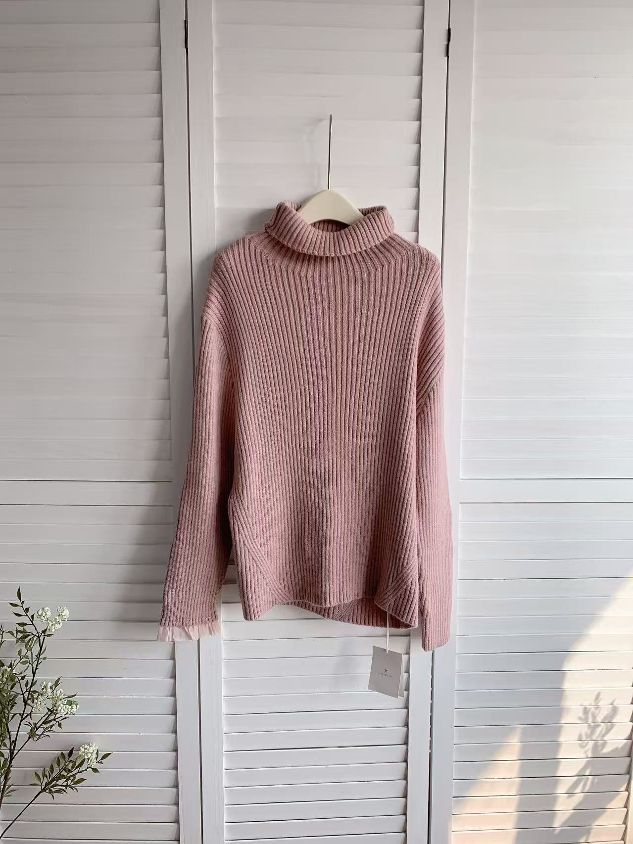 HELLO MILK TEE- 85851 花邊袖上衣