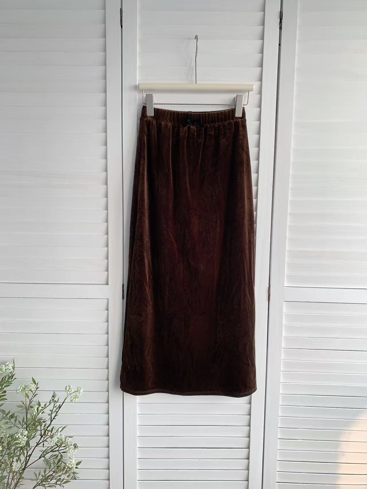 HELLO MILK TEE- 85913 直筒半裙