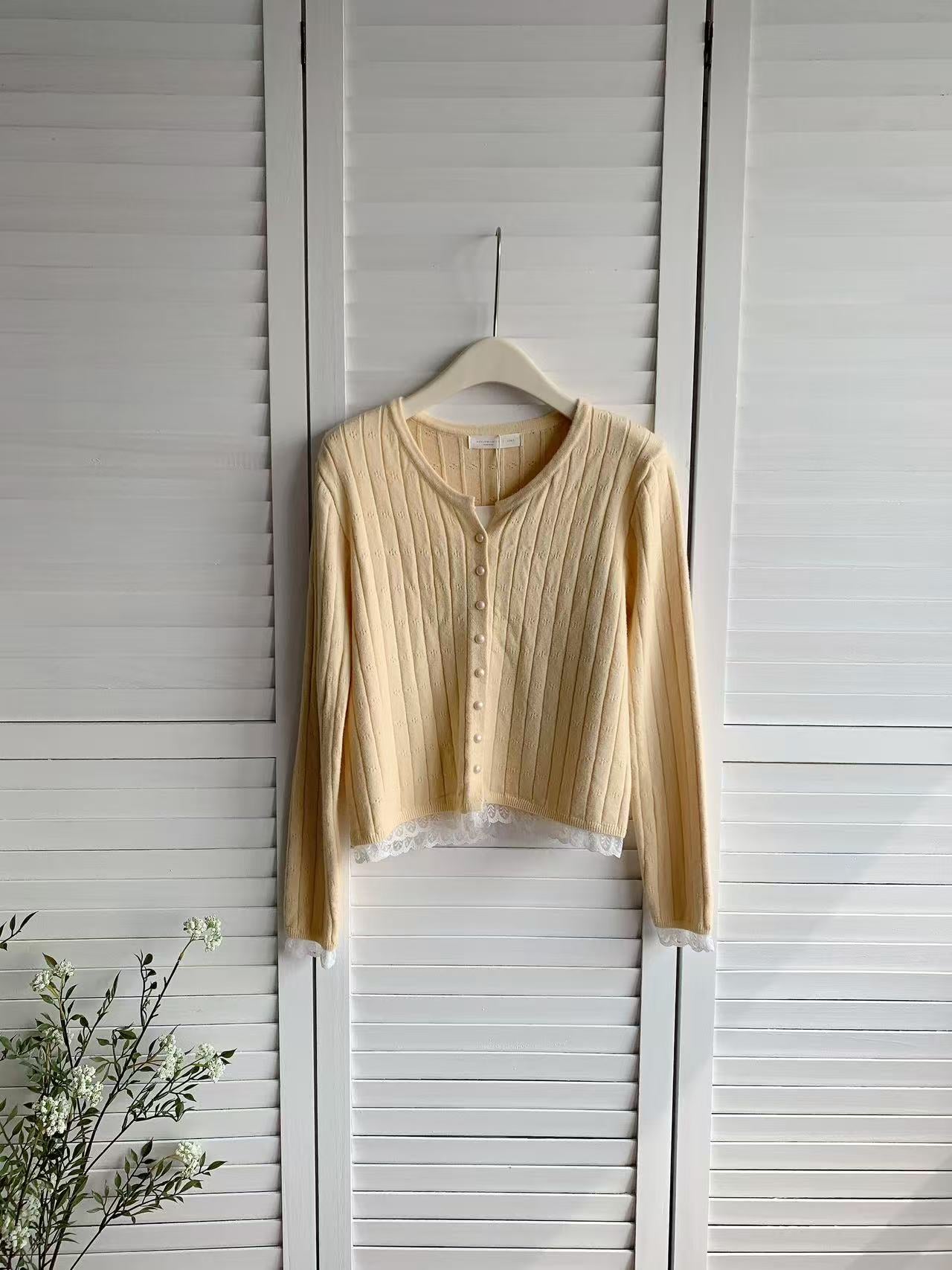 HELLO MILK TEE- 85981 法式小衫