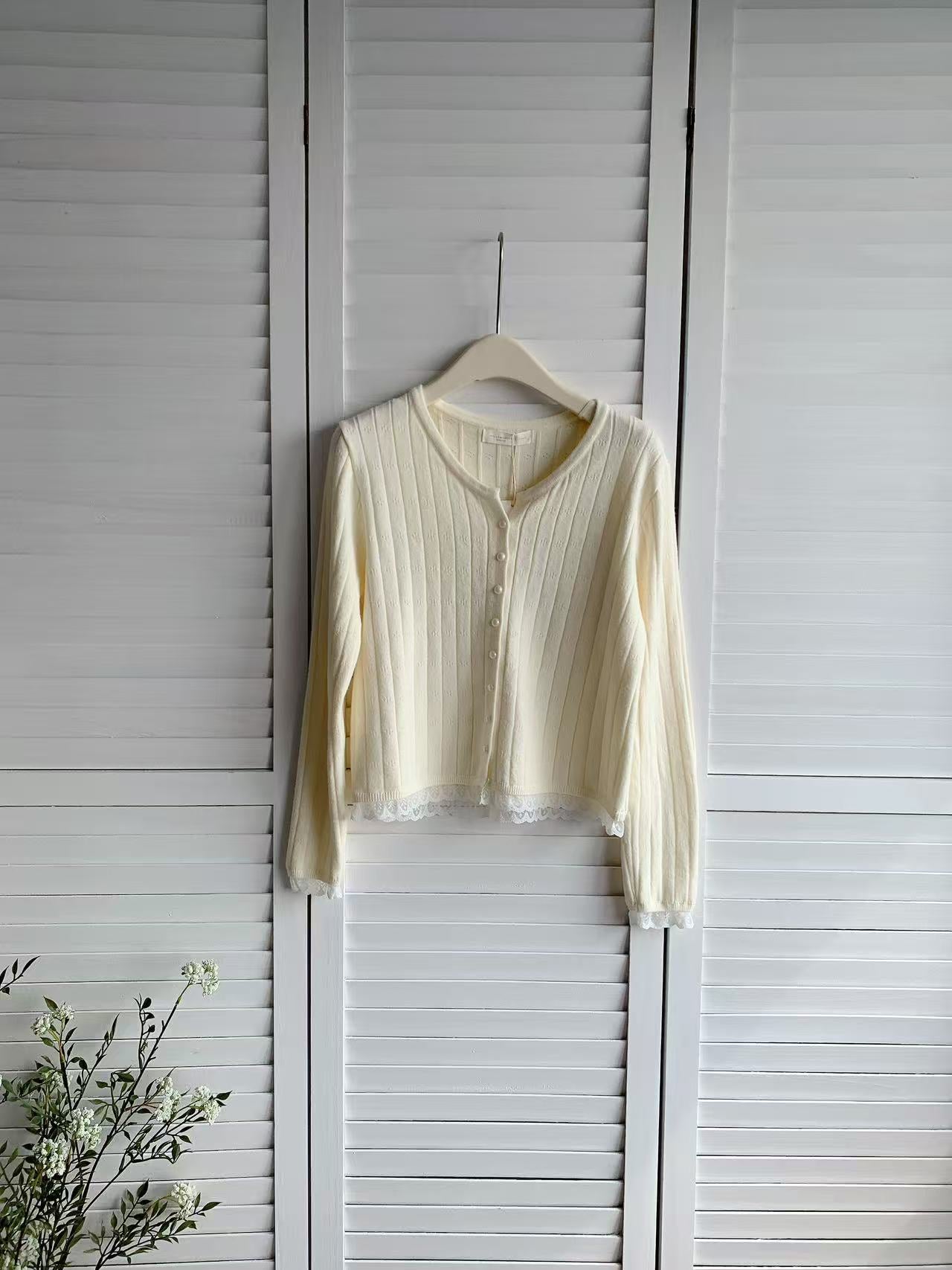 HELLO MILK TEE- 85981 法式小衫