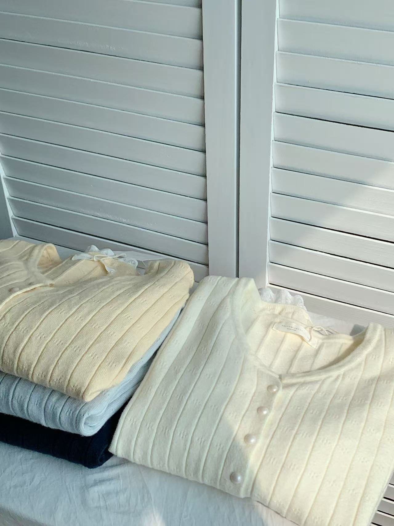 HELLO MILK TEE- 85981 法式小衫