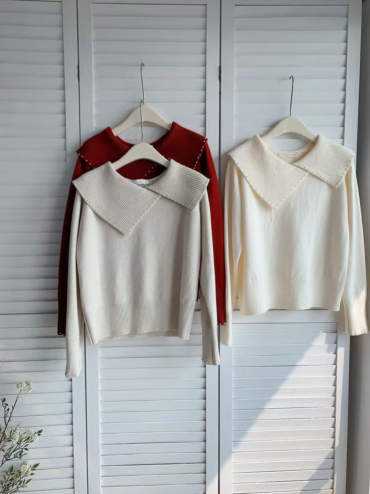 HELLO MILK TEE- 85984 氣質珍珠衫