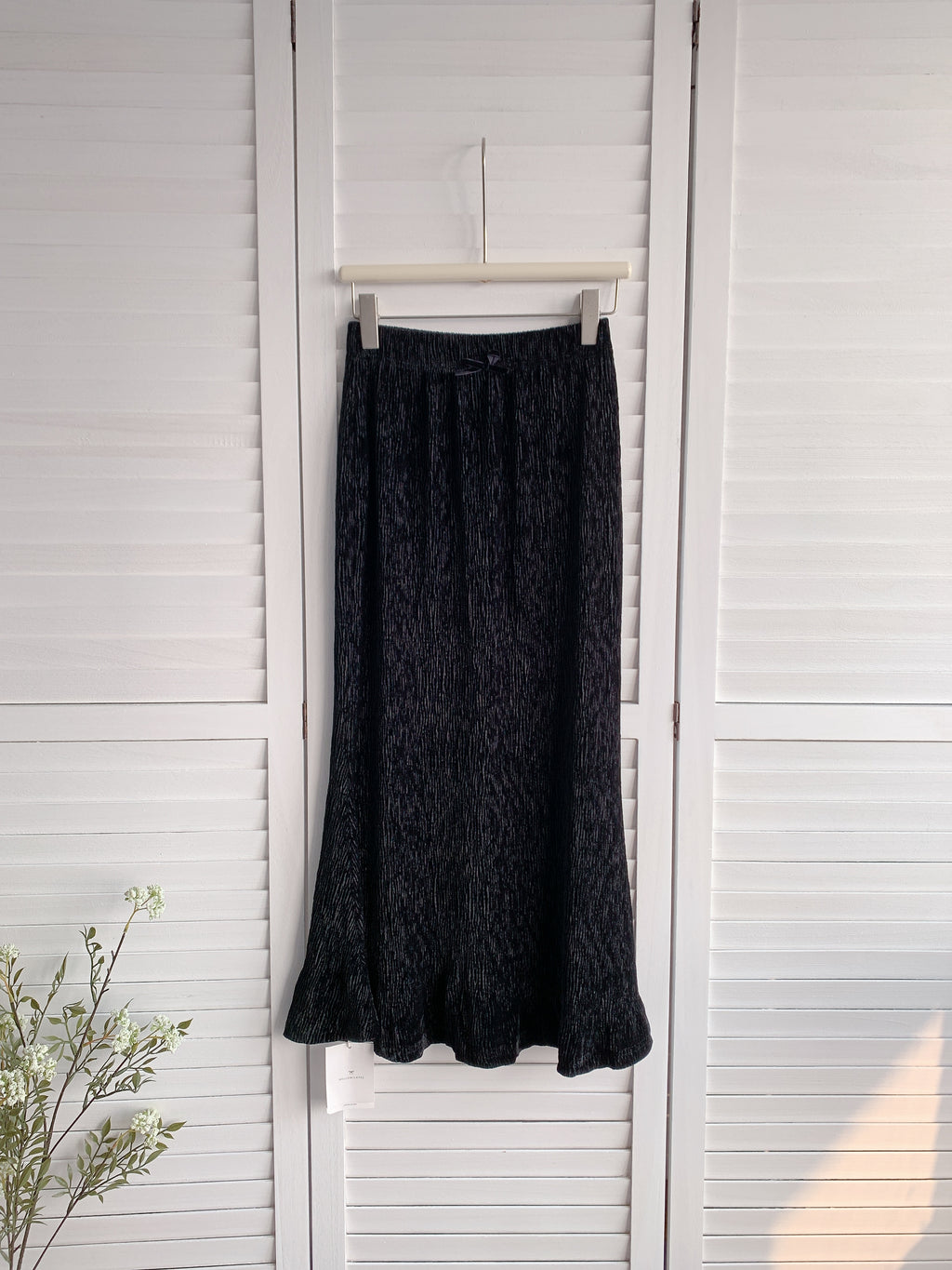 HELLO MILK TEE- 85955 絲絨魚尾裙