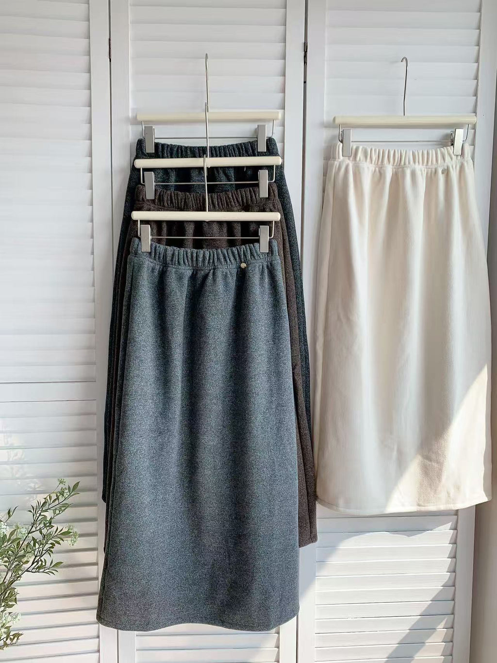 HELLO MILK TEE- 85956 質感半裙