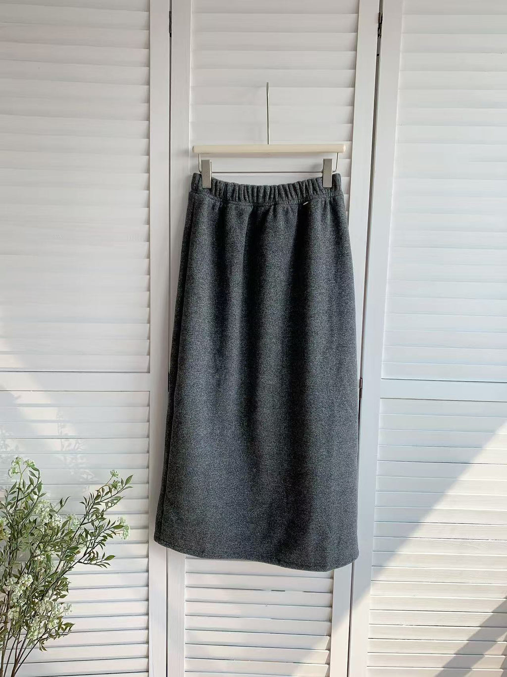 HELLO MILK TEE- 85956 質感半裙