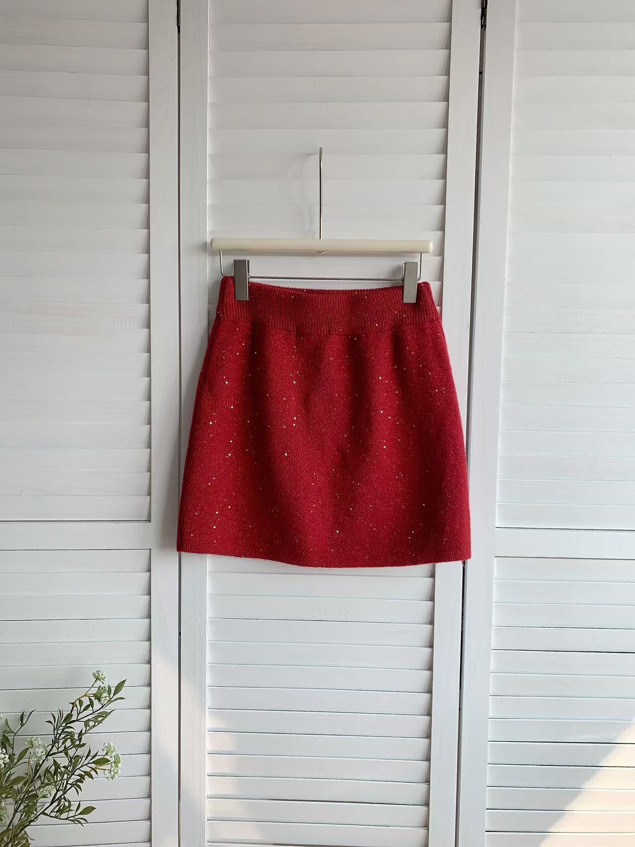 HELLO MILK TEE- 85924 百搭短裙