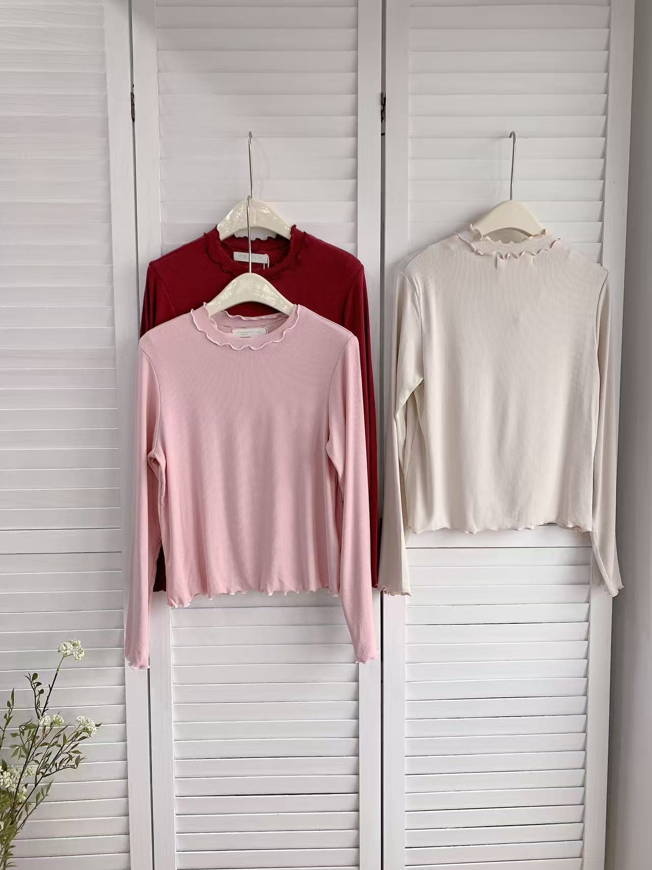 HELLO MILK TEE- 86002 百搭打底衫