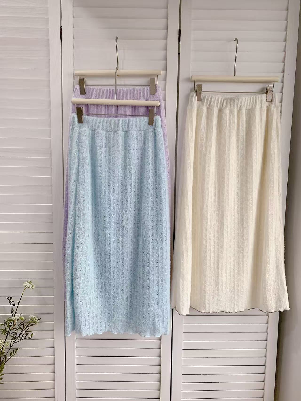 HELLO MILK TEE- 86000 鬆緊腰半裙