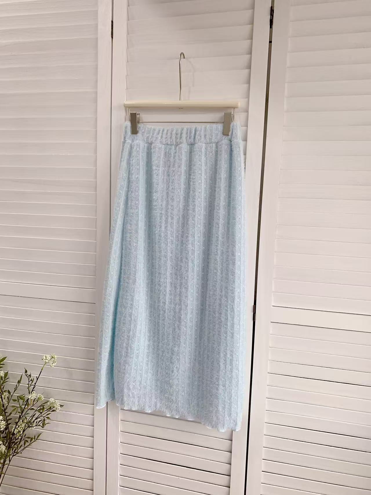 HELLO MILK TEE- 86000 鬆緊腰半裙