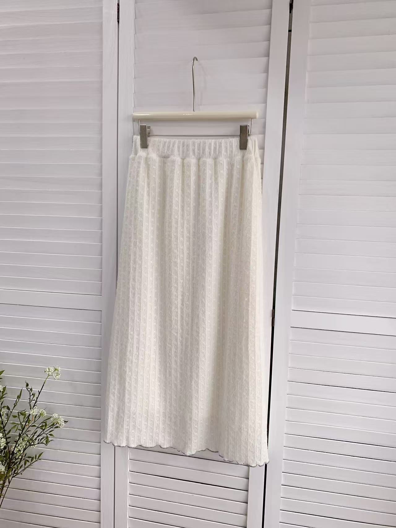 HELLO MILK TEE- 86000 鬆緊腰半裙