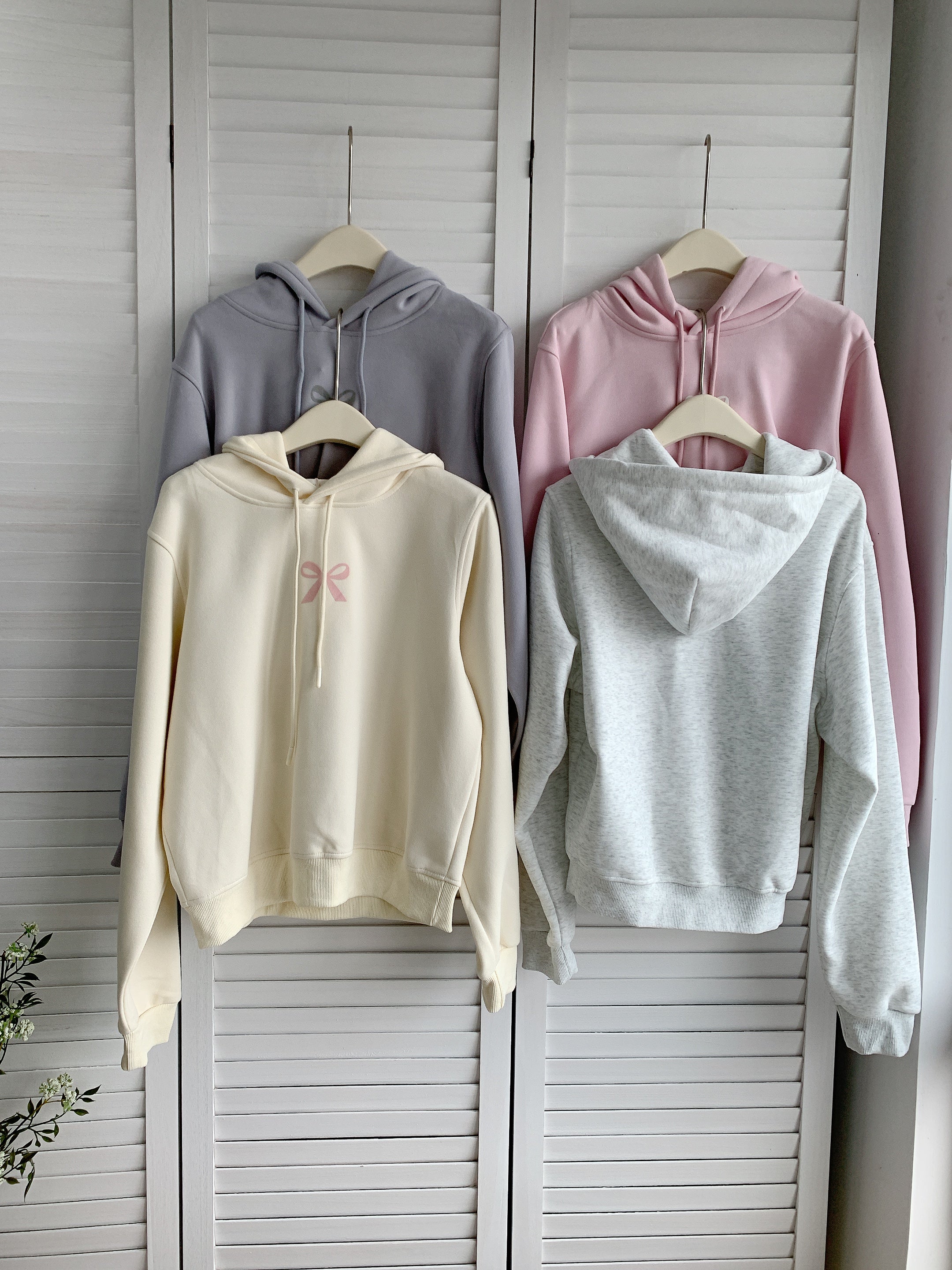 HELLO MILK TEE- 85968 蝴蝶結衛衣