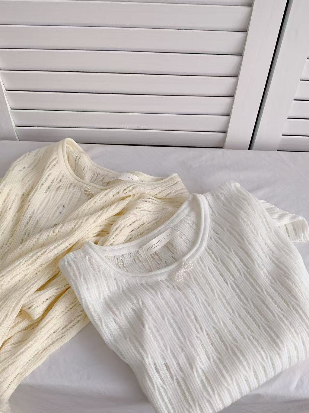 HELLO MILK TEE- 85990 簡約質感衫