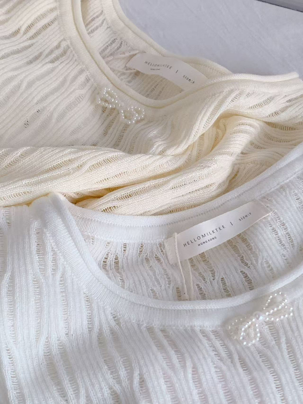 HELLO MILK TEE- 85990 簡約質感衫