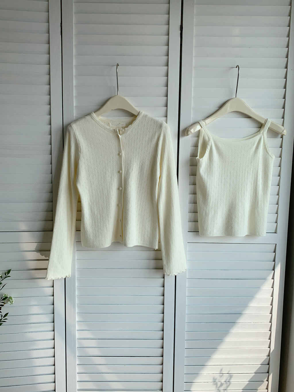 HELLO MILK TEE- 85980 簡約兩件套