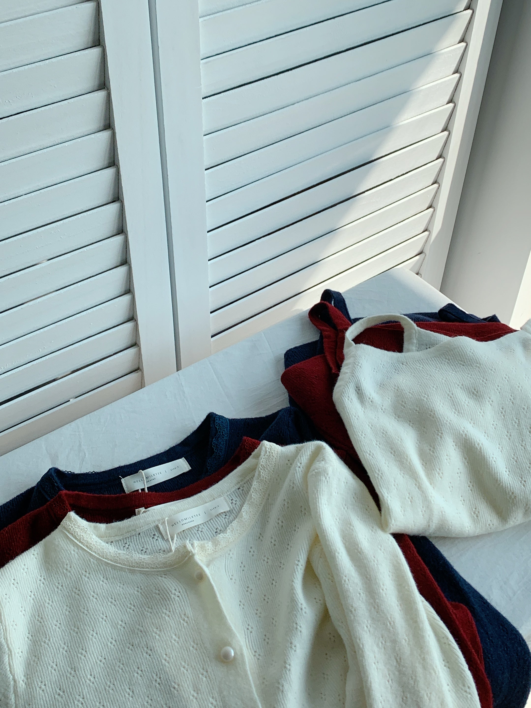 HELLO MILK TEE- 85980 簡約兩件套