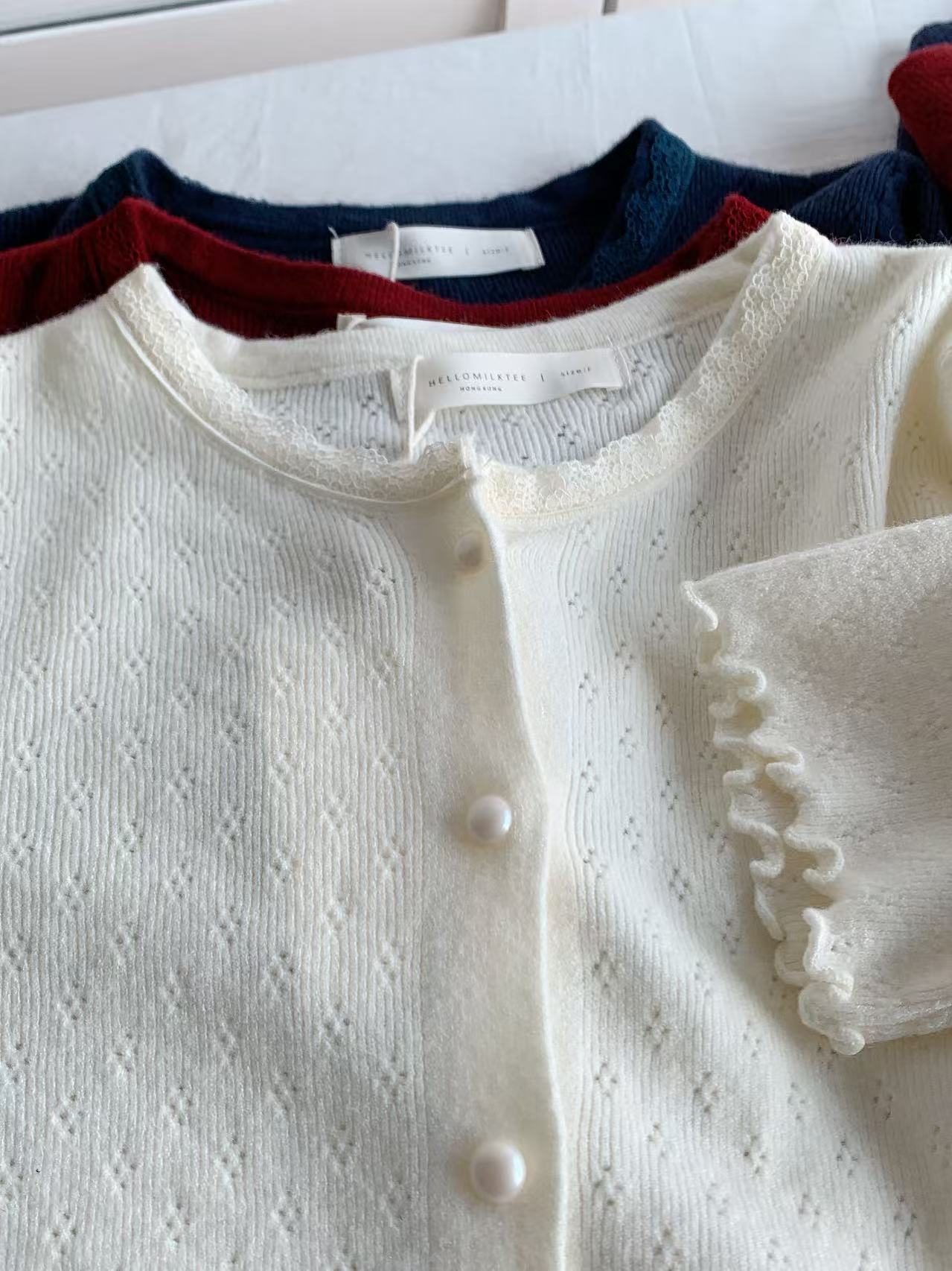 HELLO MILK TEE- 85980 簡約兩件套