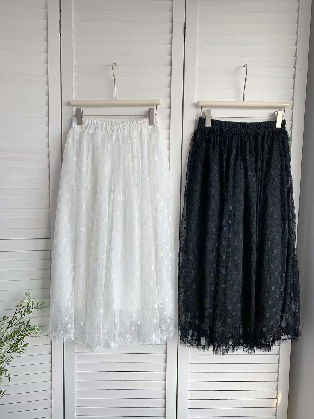 HELLO MILK TEE- 86010 蕾絲半裙