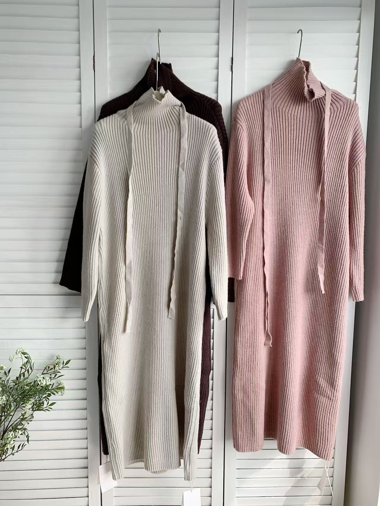 HELLO MILK TEE- 85967 針織連衣裙