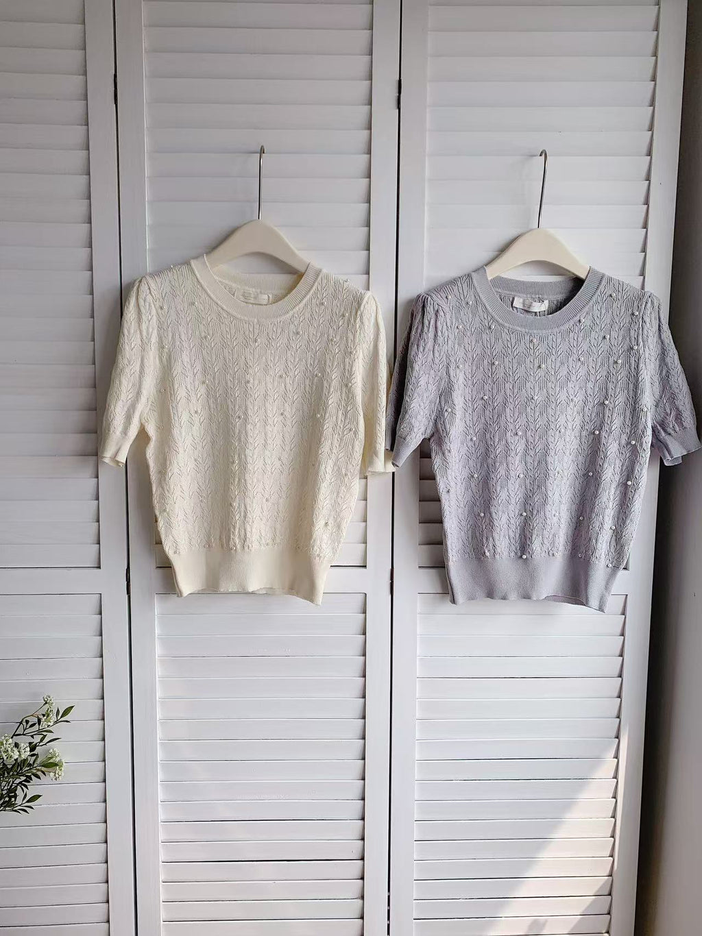 HELLO MILK TEE- 85989 圓領上衣