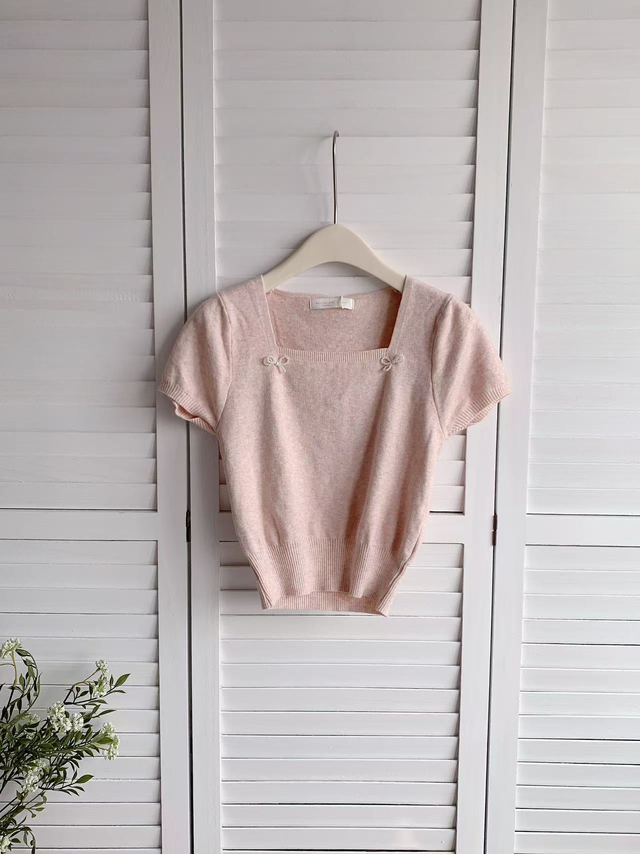 HELLO MILK TEE- 85993 簡約小衫