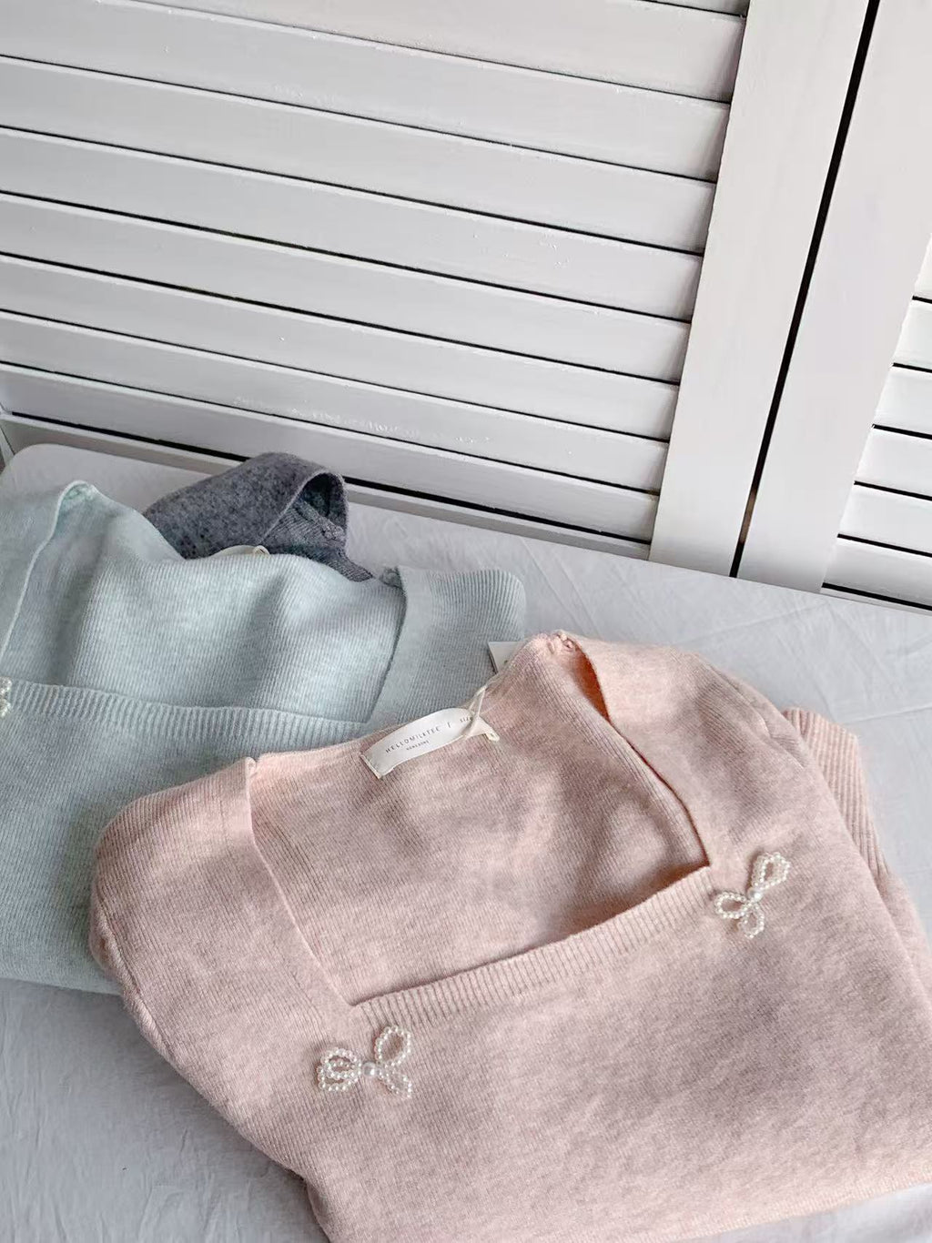 HELLO MILK TEE- 85993 簡約小衫