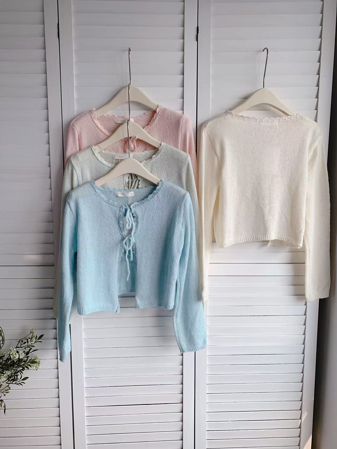 HELLO MILK TEE- 86033 針織開衫