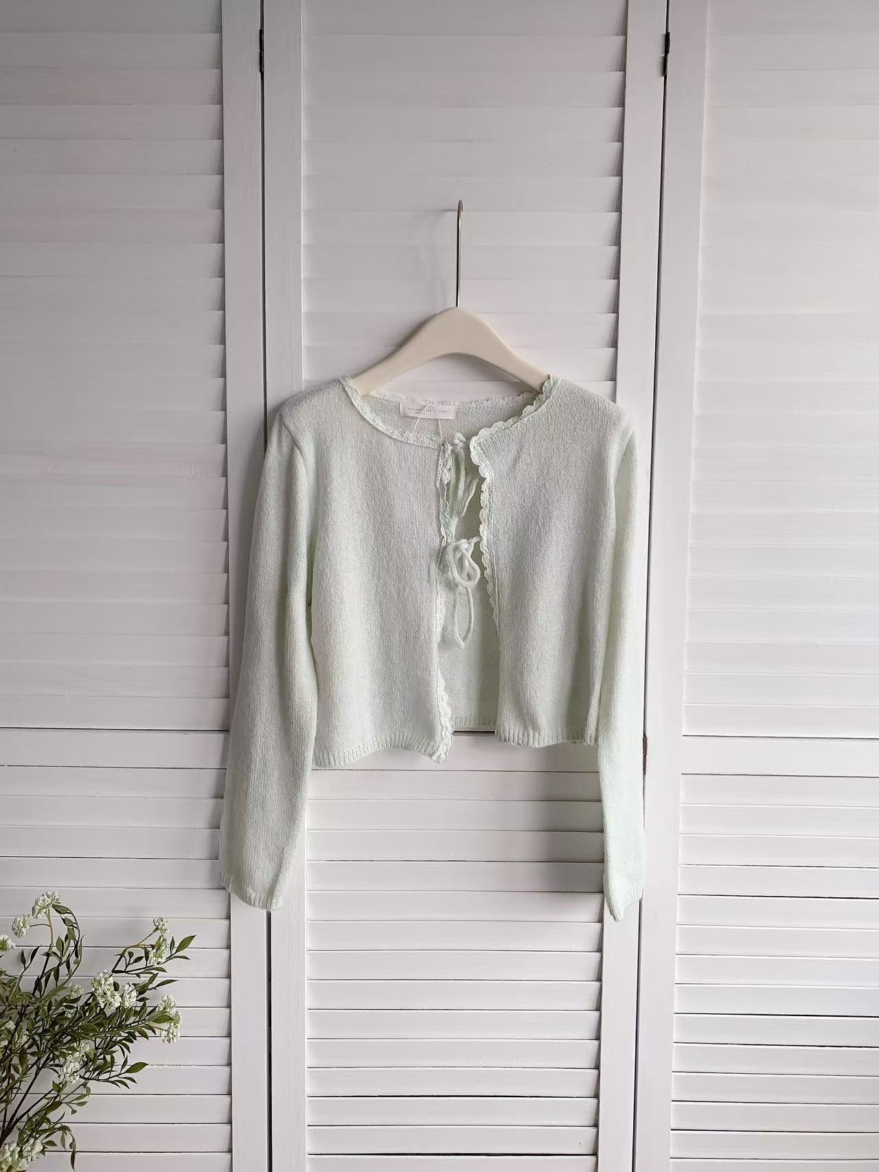 HELLO MILK TEE- 86033 針織開衫