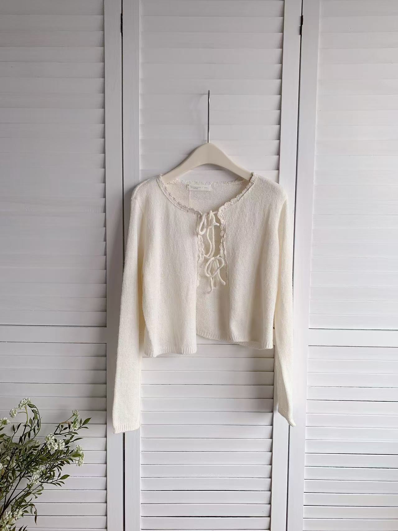 HELLO MILK TEE- 86033 針織開衫